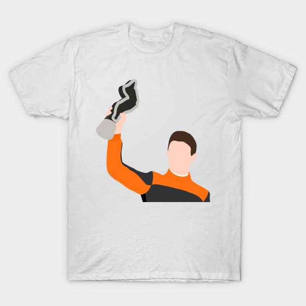 Lando Norris - Imola Podium Trophy 2022 T-Shirt by emstanden25